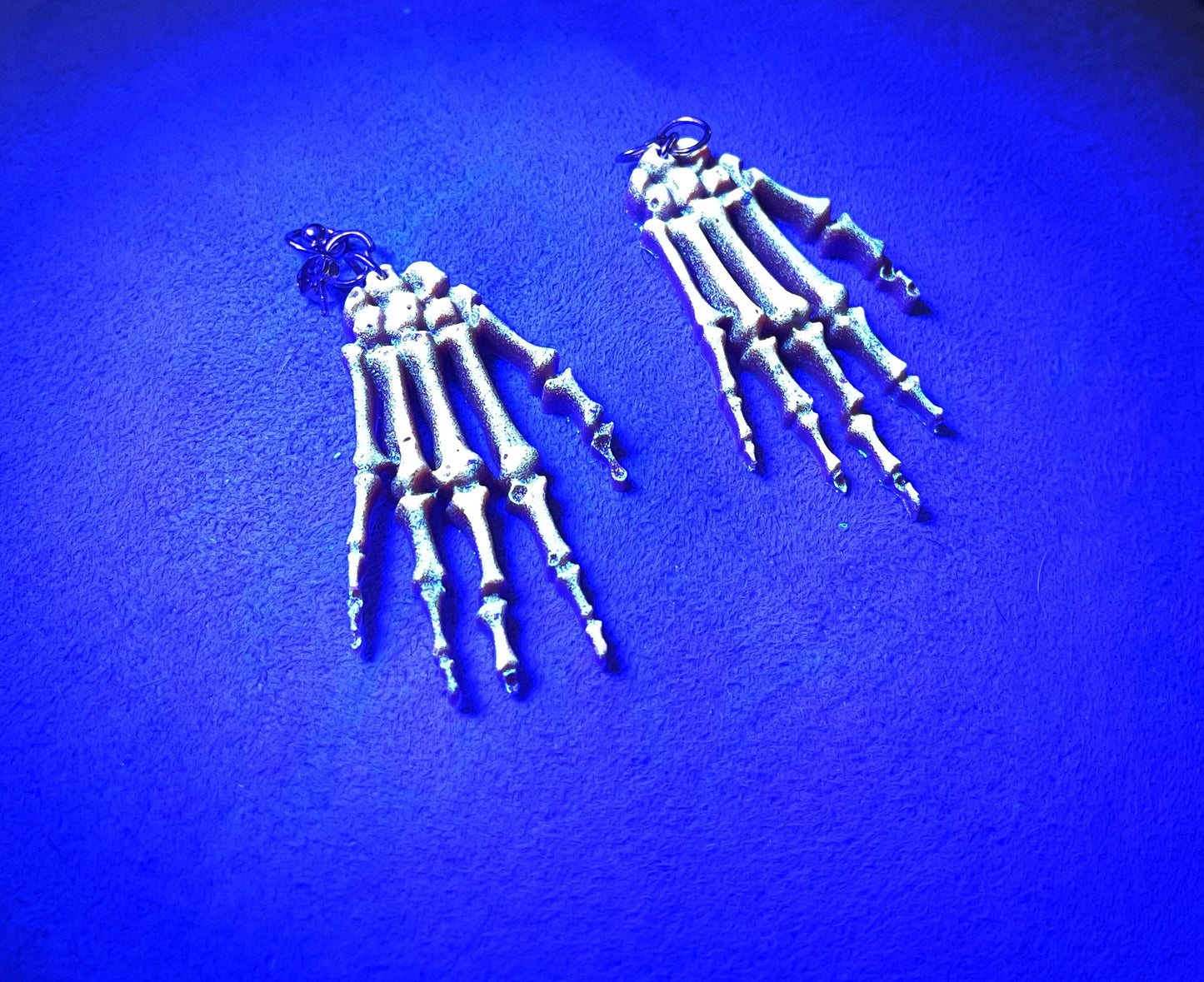 Skeleton Hand Earrings