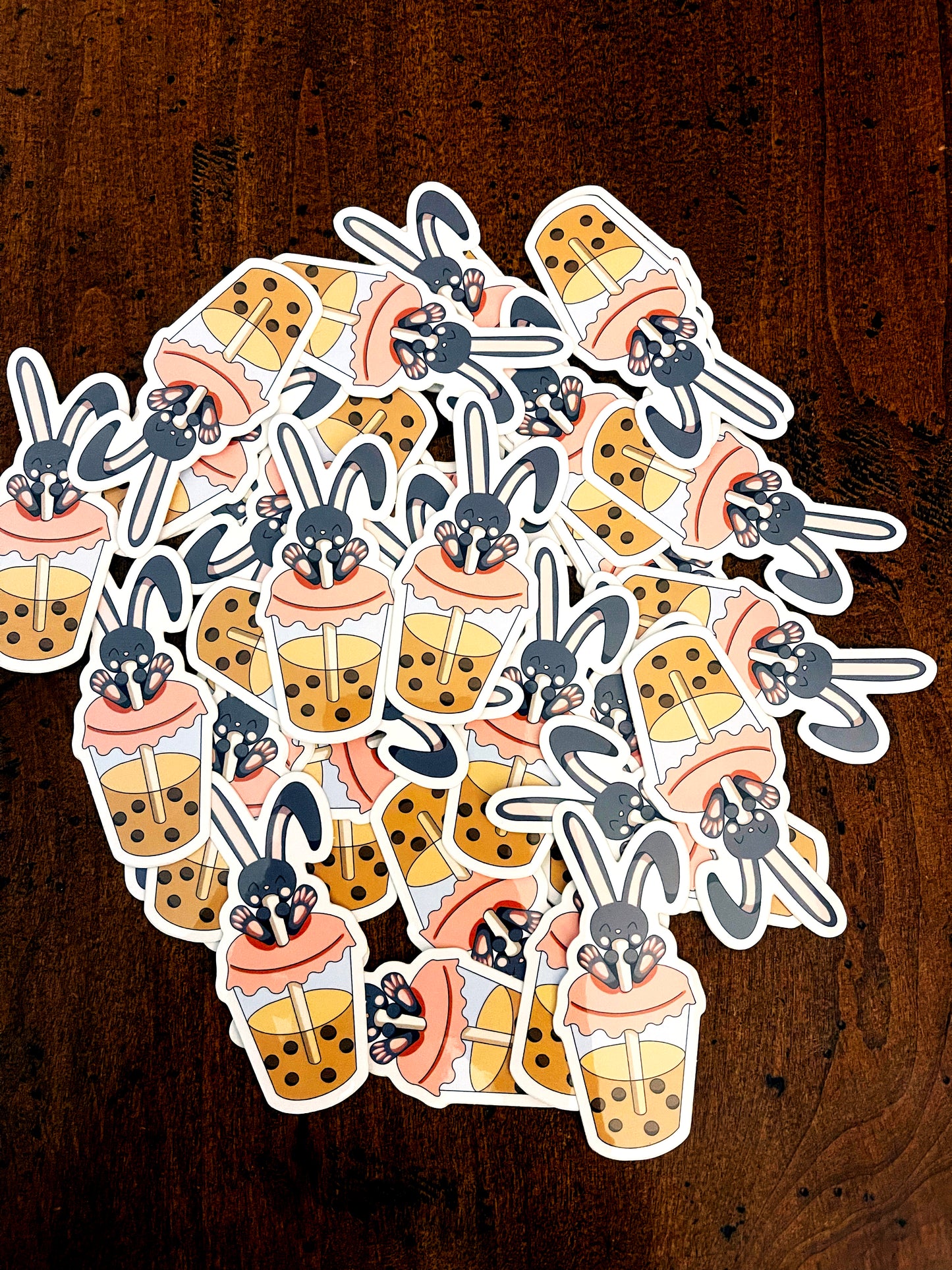 Bunny with Boba Sticker