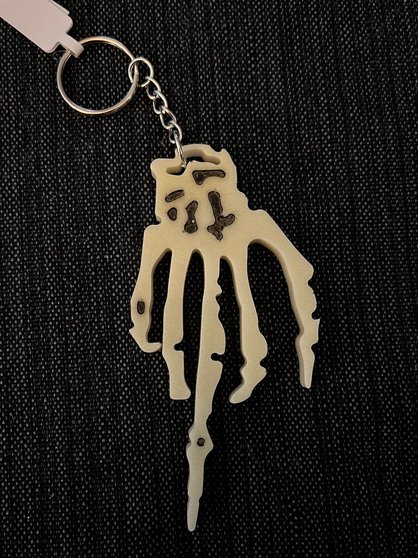 Middle Finger Skeleton Key Chain