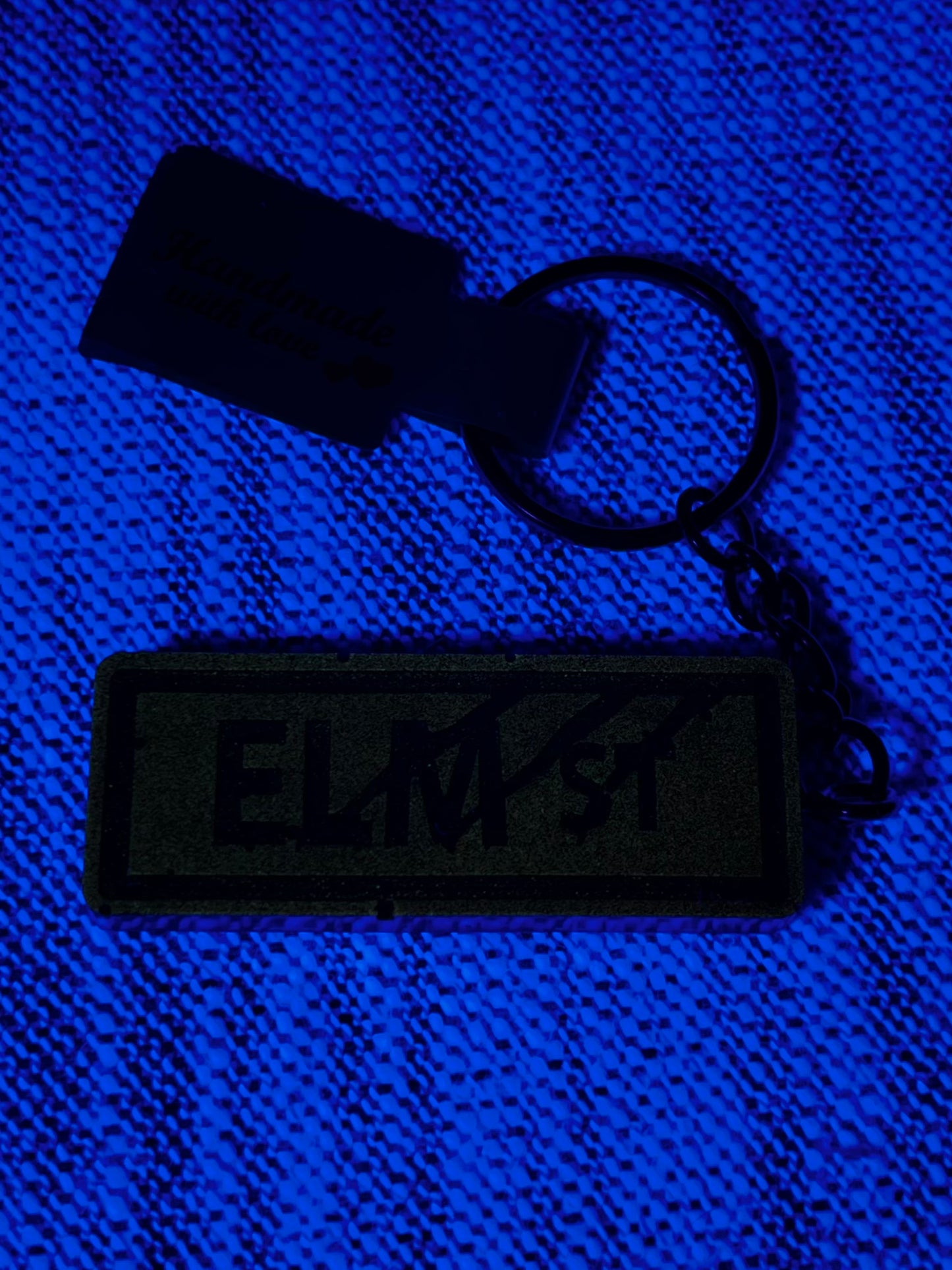 Elm Street Sign Keychain