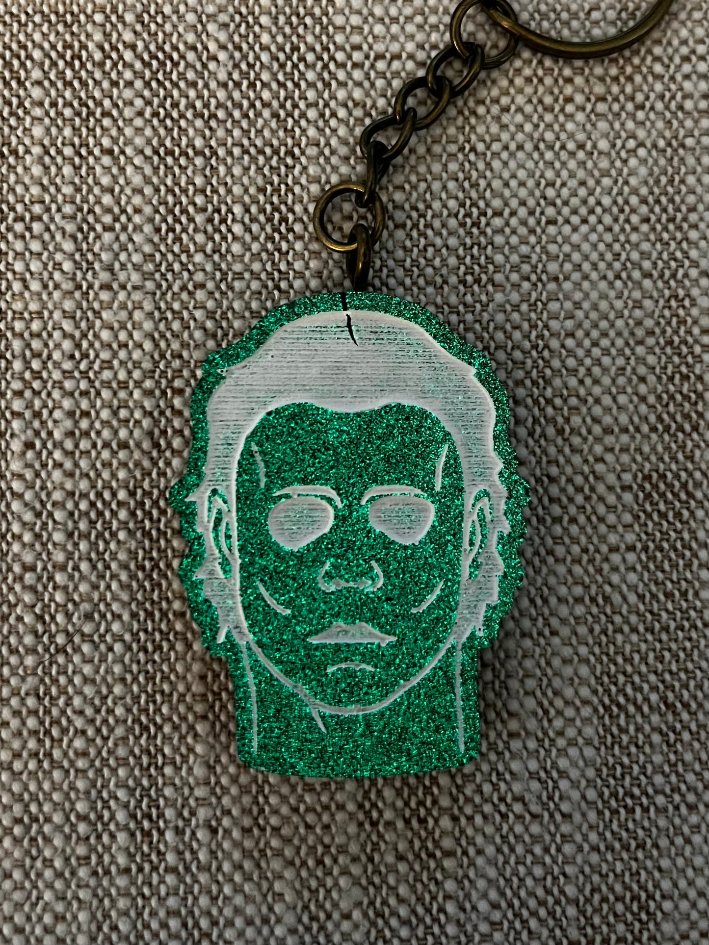 Stalker Face Keychain