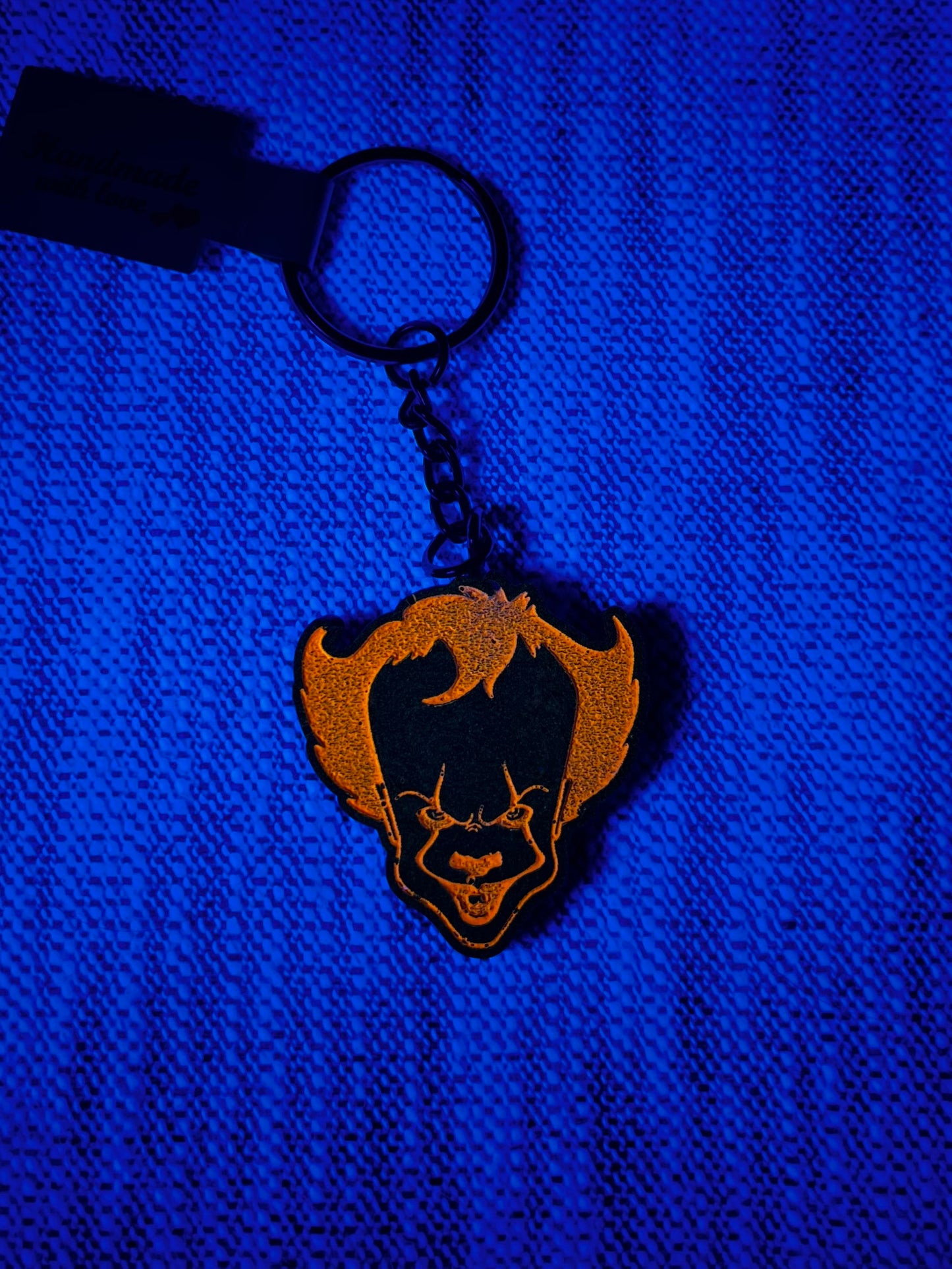 Small Killer Clown Face Keychain