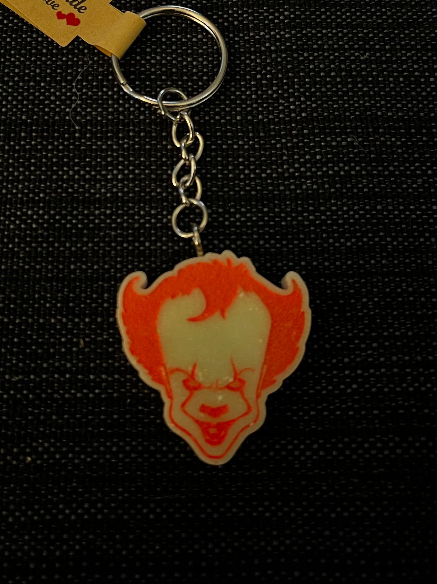 Large Killer Clown Face Keychain