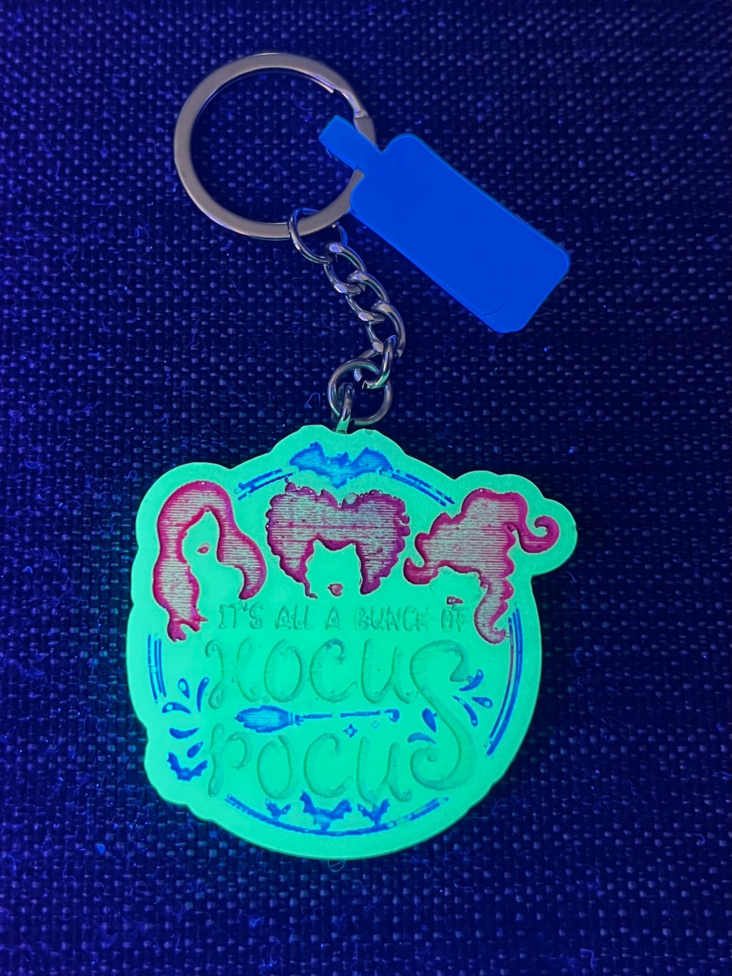 Halloween Witch Sisters Keychain