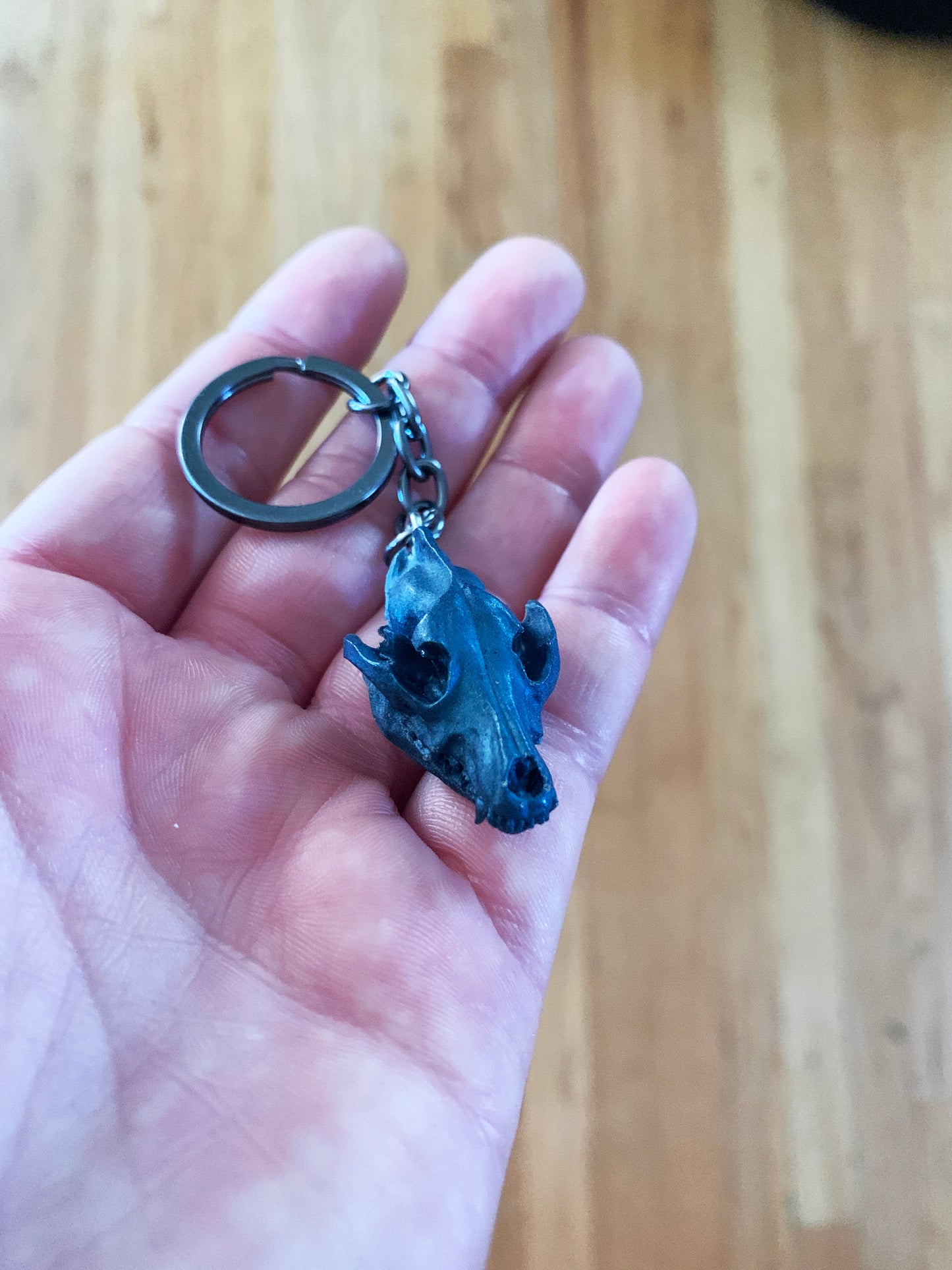 Resin Animal Skull Keychains